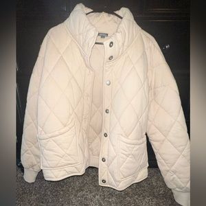 Quilted puffer jacket size L